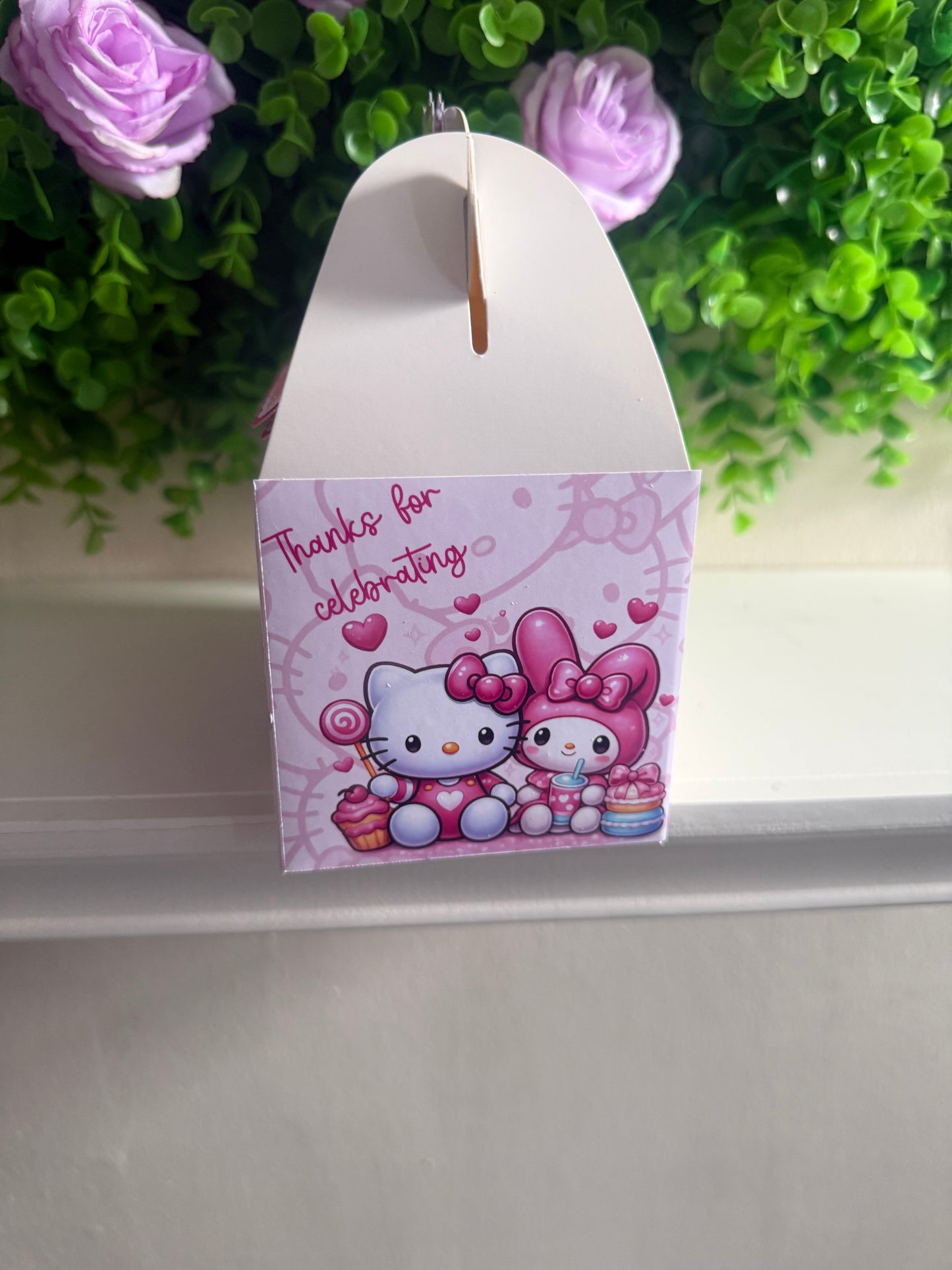 Custom Birthday Treat & Candy Boxes- GABLE for Kids Party- ANY THEME