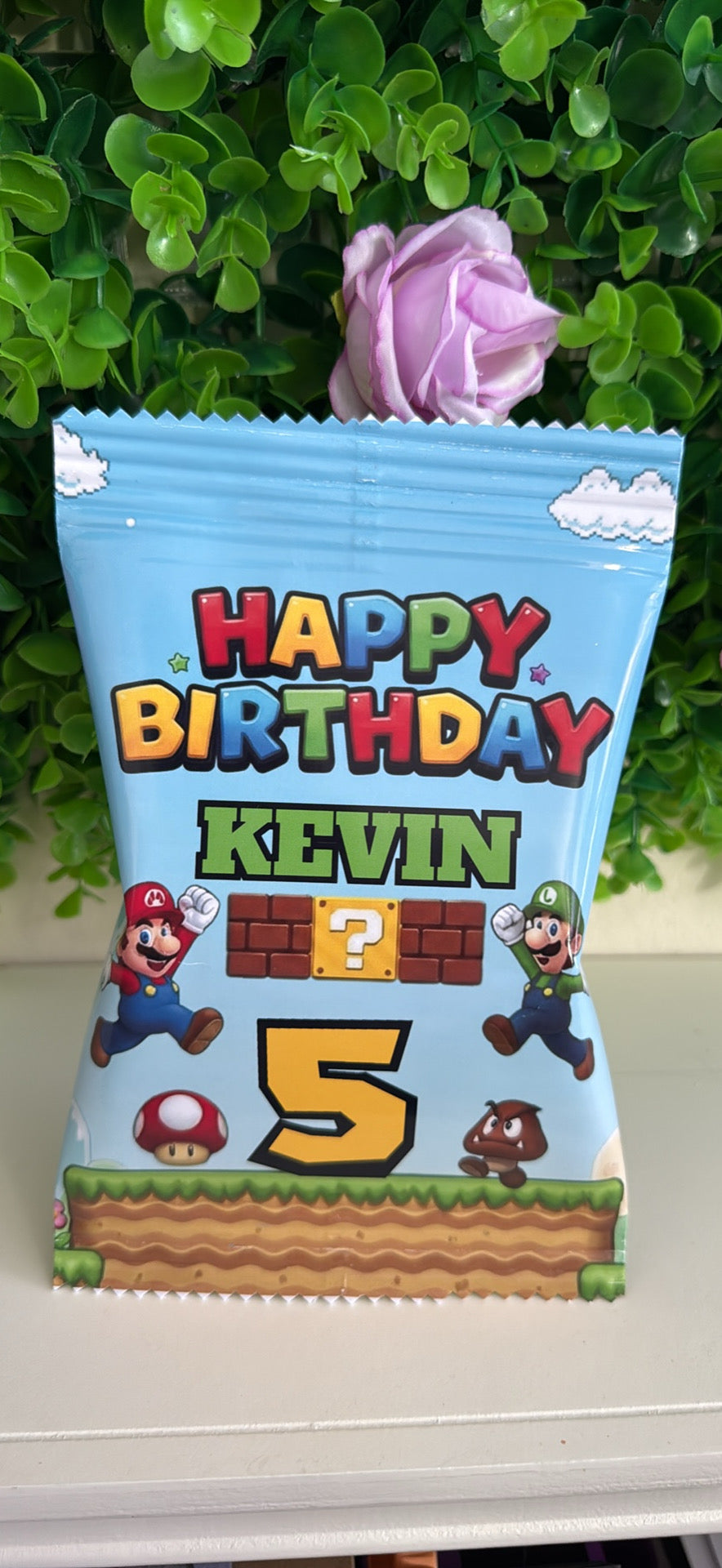 Custom Chip Bags Party Favors – Personalized Birthday Snack Bags for Kids Party Decorations