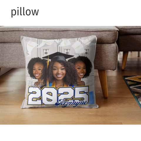 🎓Celebrate Success in Style with our 2025 Custom Graduation Pilllow!🎓