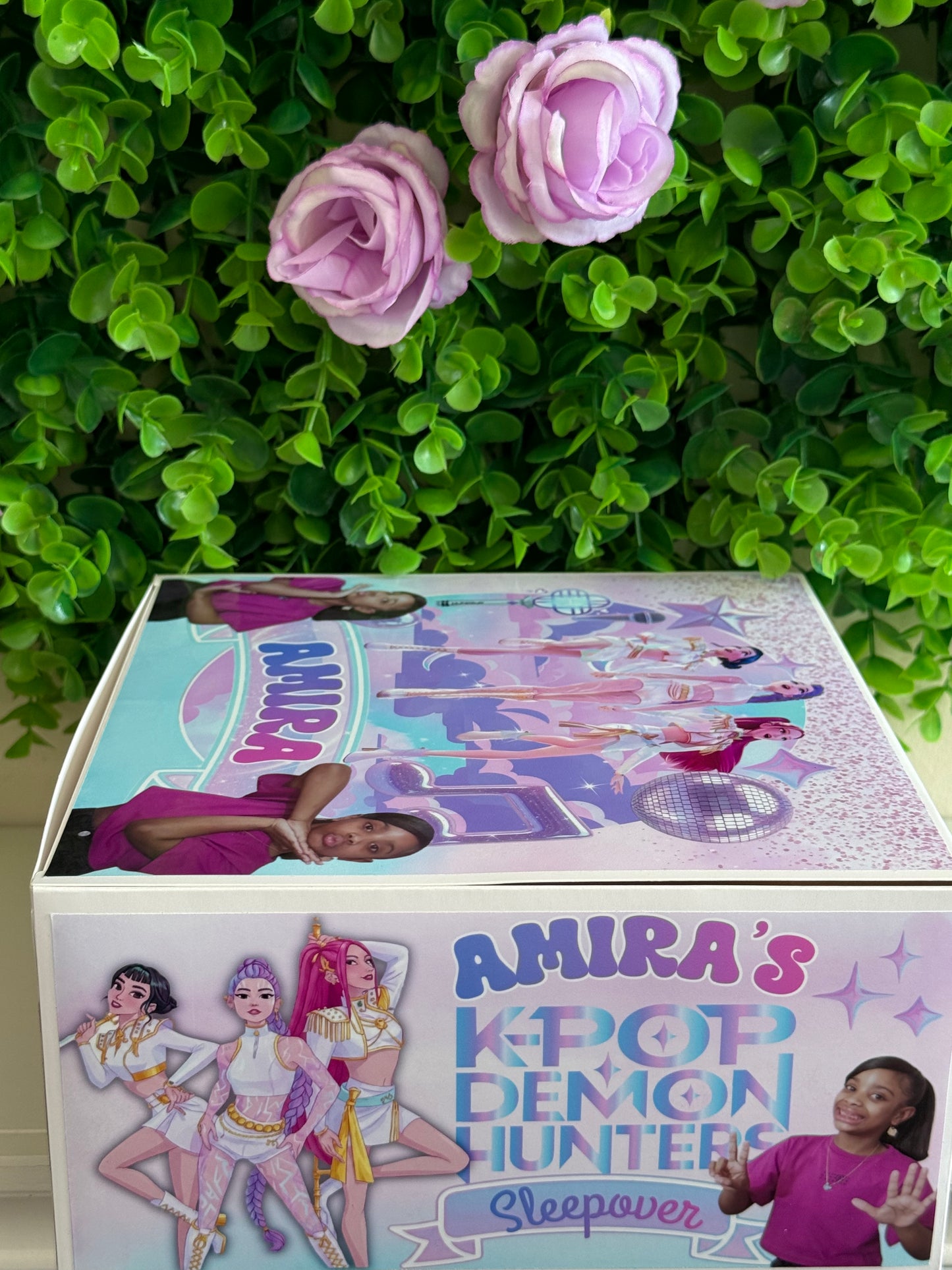 Custom Kids Sleepover Favor Boxes | Personalized Birthday Party Boxes | Any Theme Party Box | 8x8 Gift Box | Sleepover Kit