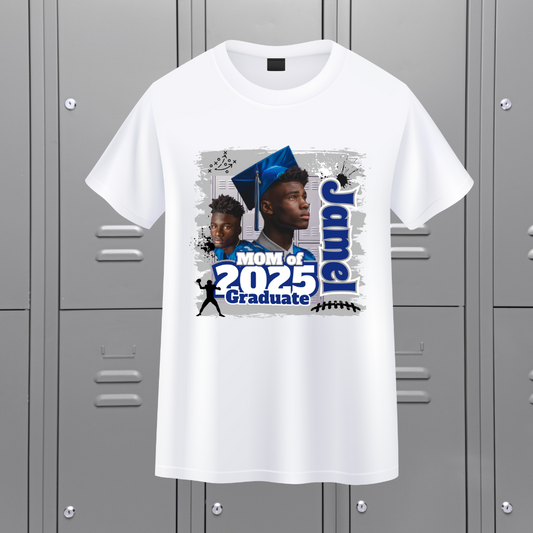 Custom Middle Design T- Shirt