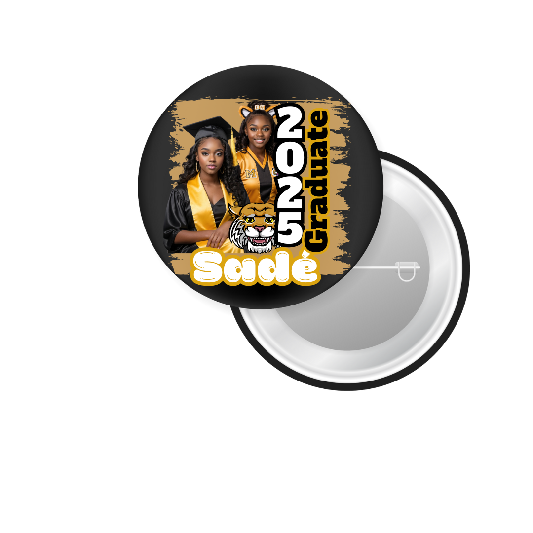🎓Celebrate Success in Style with our 2025 Custom Graduation BUTTONS!🎓