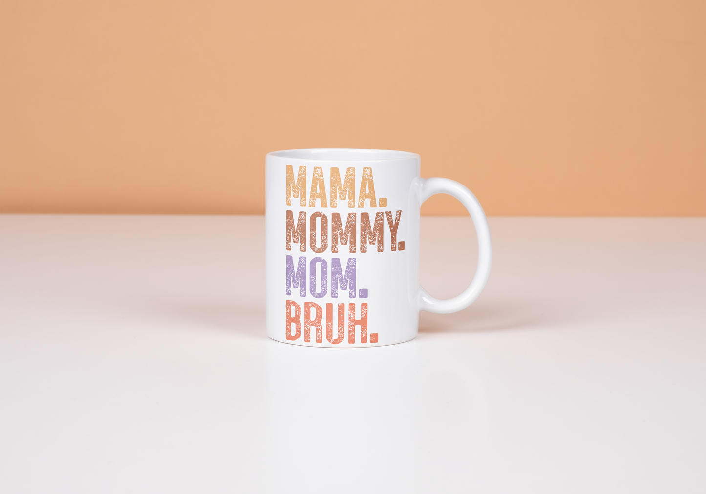 From Mom to Bruh 11 0z Ceramic Cup