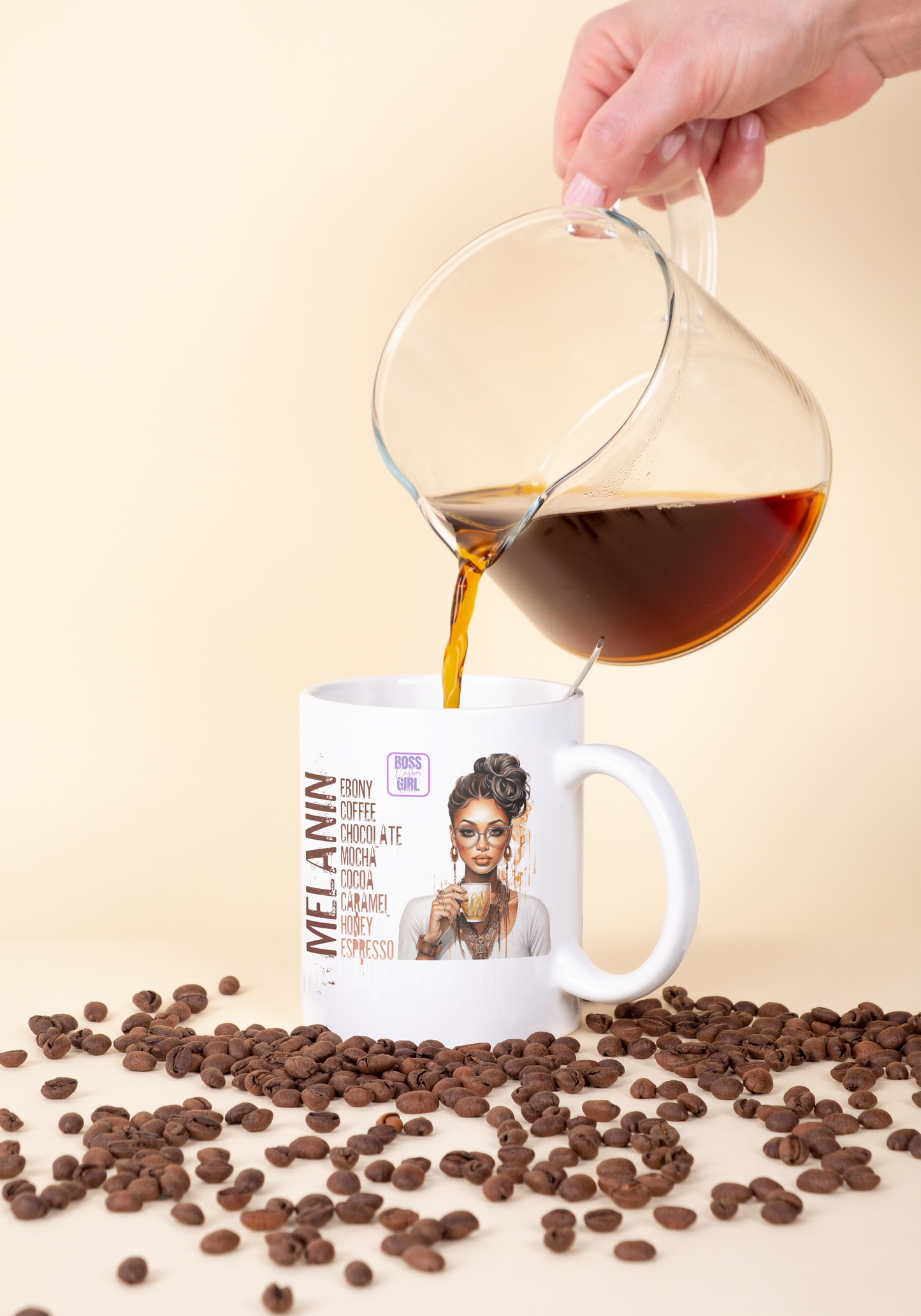 Melanin Coffee Queen 11 0z Ceramic Cup