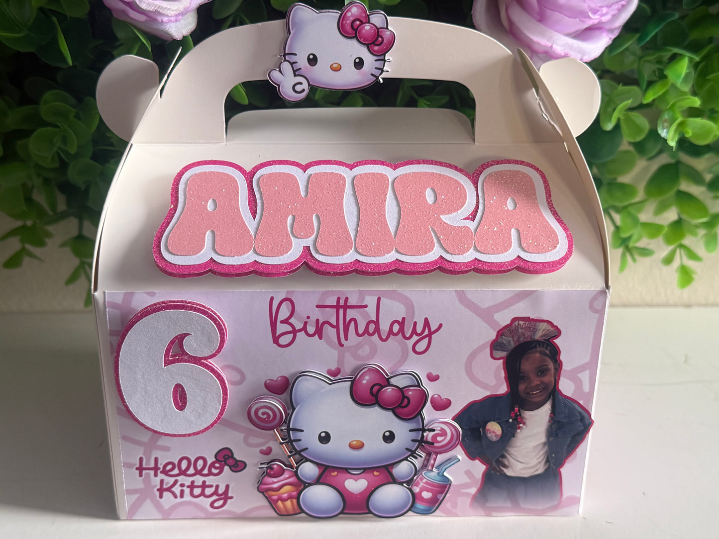 Custom Birthday Treat & Candy Boxes- GABLE for Kids Party- ANY THEME