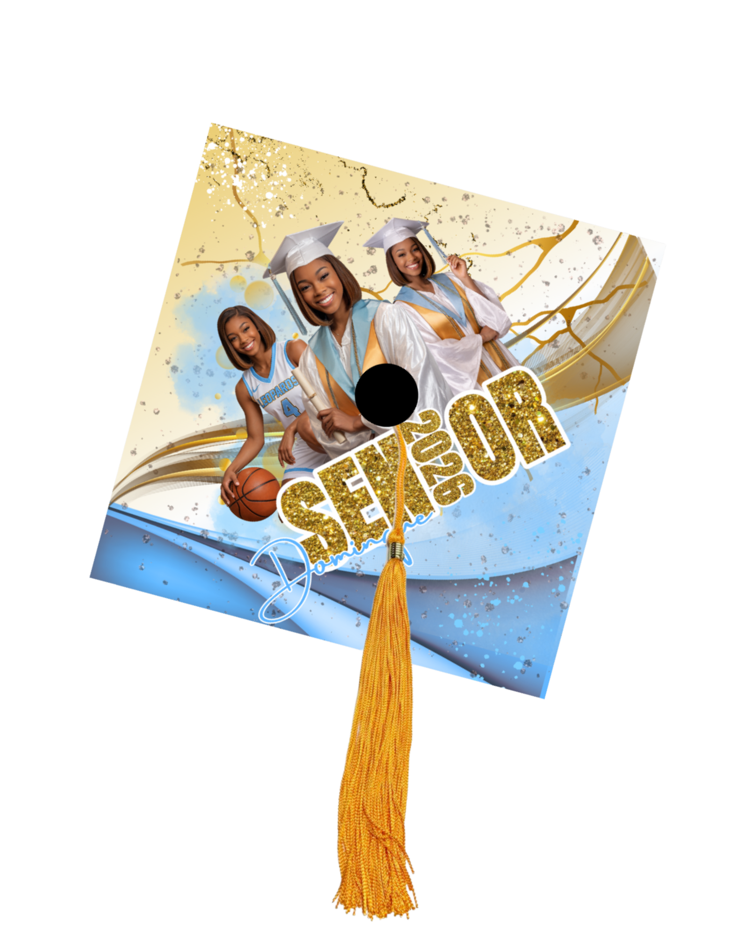 2026 Custom Graduation Stole and/or Cap,Fans and Buttons!🎓