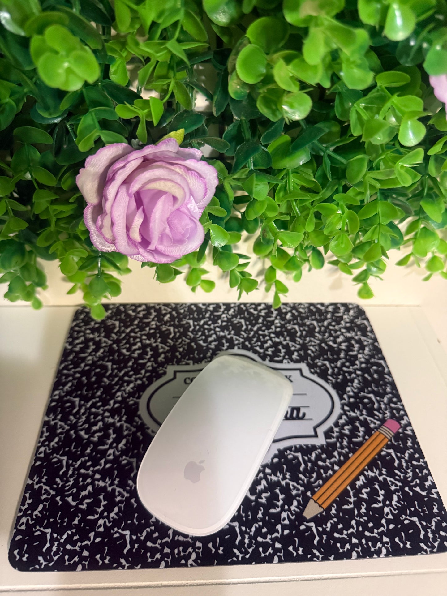 🍎 Teacher Mouse Pad – 9x7 Custom Desk Essential