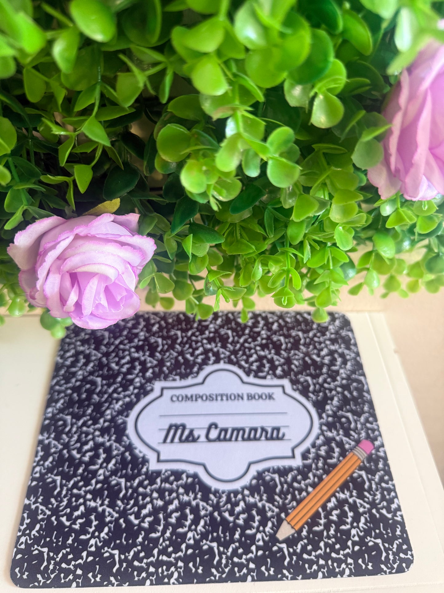 🍎 Teacher Mouse Pad – 9x7 Custom Desk Essential