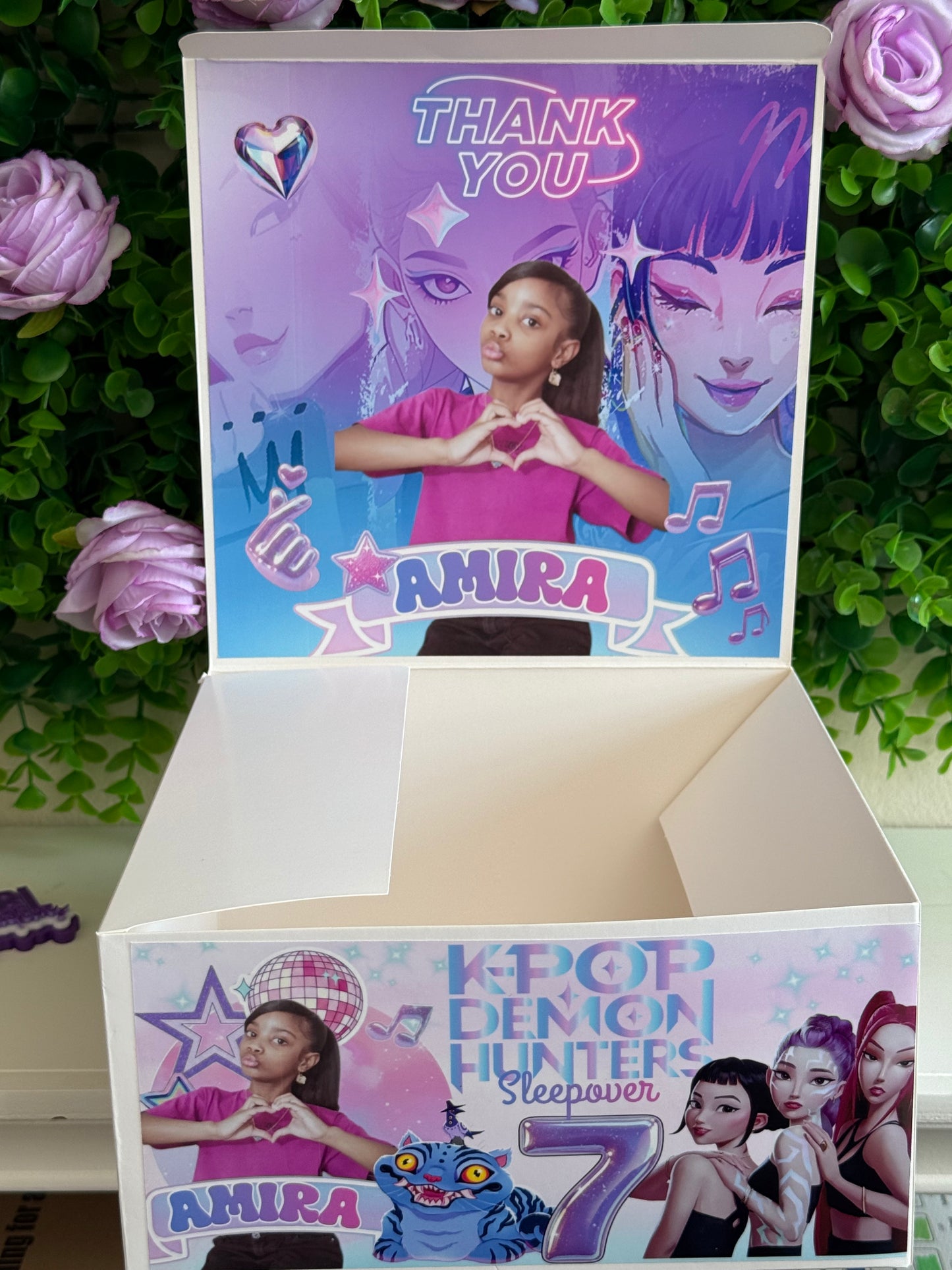 Custom Kids Sleepover Favor Boxes | Personalized Birthday Party Boxes | Any Theme Party Box | 8x8 Gift Box | Sleepover Kit