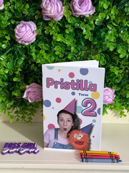 Custom Party favor Coloring Books |Any Theme | Personalized coloring Pages