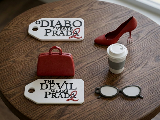 Inspired Devil Wears Prada (Pop Corn Bag) with charms