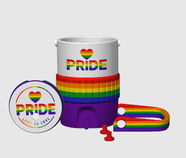 Love is Love Pride Can Holder Koozie 12 oz standard and Skinny