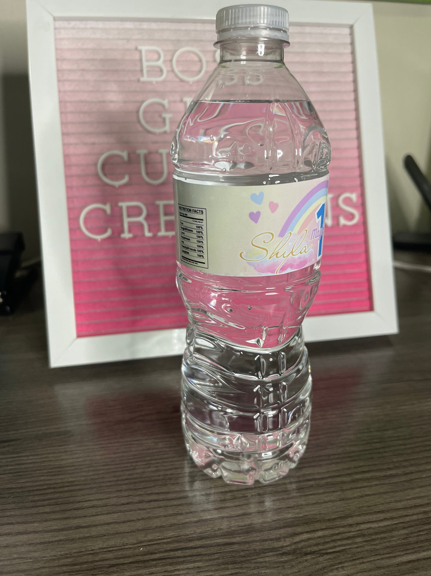 Custom Water Bottle Wraps/ Labels